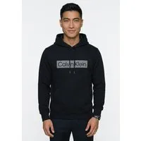 Calvin Klein Kapuzensweatshirt Kapuze mit Kordelzug, Regular Fit, Logodruck