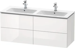 Duravit L-Cube Waschtischunterbau wandhängend Weiß Hochglanz 1290x481x550 mm - LC625902222 LC625902222