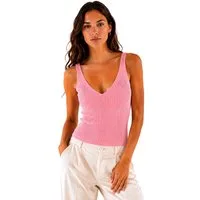 Worldclassca Stricktop Worldclassca Stricktop Ärmellos Basic Leicht Gerippt Tanktop Sommer Neue Kollektion - Stilvolle und gemütliche Sommer Mode für Damen