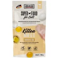 MAC'S Kitten Huhn & Ei 100 g - 12 Stück, für: Katze