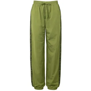 Puma x Rihanna Fenty Abnehmbare grüne Track Pants für Damen