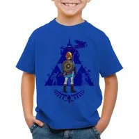 style3 T-Shirt Breath Link Blue hyrule gamer zelda link nintendo switch