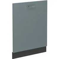 Vicco Frontblende R-Line, Blau-Grau/Anthrazit, 60 cm ohne Arbeitsplatte (1 St)