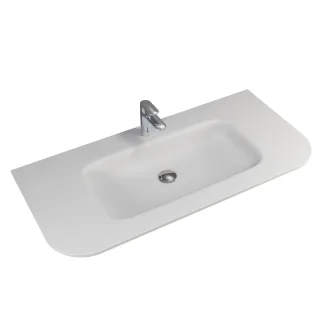 Pelipal Serie 7200 Solid Surface Waschtisch rund, BME038F10702 BME038F10702