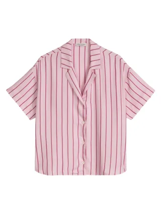 Marc O'Polo Damen Pyjamaoberteil Mix N MatchSchlafshirt, Pyjama Shirt, Nachtshirt