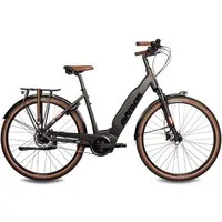 Airtracks E-Bike Cityrad 28 Zoll E-Bike LS City Fahrrad LUMINA BOSCH ACTIVE PLUS LINE, 8 Gang SHIMANO NEXUS 8 Schaltwerk, Nabenschaltung, Mittelmotor, 500 Wh, WAVE Trekking Bike Tiefeinsteiger Low Step 45 50cm 55cm