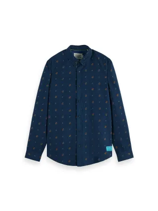 Scotch & Soda - Blusen / Hemden Männlich Schwarz - Gr. - XL