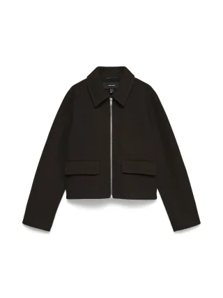 VERO MODA - VMFORTUNEADELYN SHORT JACKET Chocolate Torte - Gr. - L