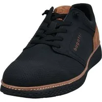 bugatti Slip-On Sneaker Halbschuh, Freizeitsneaker mit Perforation, elastische Schnürsenkel