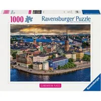 Ravensburger Puzzle Scandinavian Places, Stockholm, Schweden, 1000 Puzzleteile, Made in Germany
