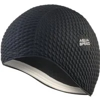 Aqua Speed Badekappe Bombasic / Bombastic TIC TAC (Schwimmkappe für Aqua Fitness), Elastische Aqua Fitness Schwimmhaube