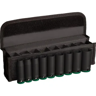 Bosch PRO Impact Socket Set, 1/2", tief, 9 teiliges Set - 2608003040