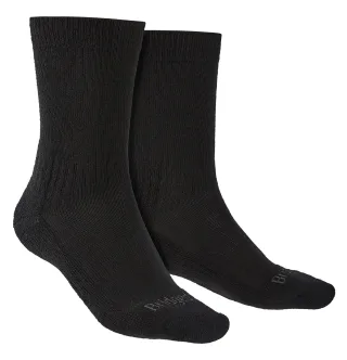 Bridgedale - Herren Wandern leichte Merino Socken - Schwarz