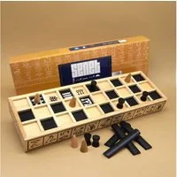 ROMBOL Denkspiele Spiel SENET - antikes, altägyptisches Brettspiel, Brettspiel, Holzspiel