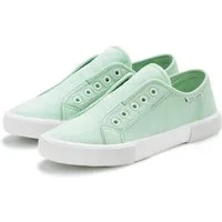 LASCANA Slip-On-Sneaker, Sneaker Slipper, Halbschuh bequem zum Reinschlüpfen VEGAN