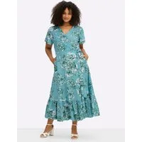 sheego by Joe Browns Etuikleid Kleid Kurzarm