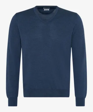 BRAX - Pullover - Vico blau - Gr. - XXXL