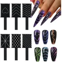 DEBAIJIA Nageldesign Zubehör 6-teiliges magnetisches Nagel-Katzenaugen-Gel-Polierwerkzeug-Set