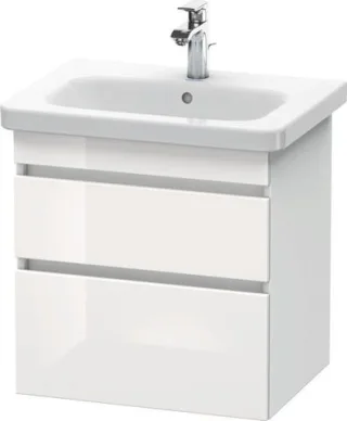 Duravit DuraStyle Waschtischunterbau wandhängend Weiß Hochglanz & Matt 580x448x610 mm - DS648002218 DS648002218