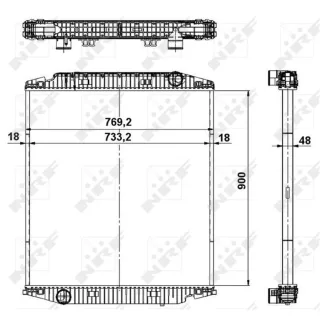 NRF Motork?hler gel?tet 549568