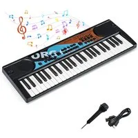 COSTWAY Home-Keyboard (1-St), Kinder Klavier Keyboard, Musikinstrument-Spielzeug, für Kinder
