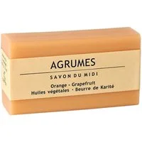 Savon du Midi Handseife Seife mit Karitébutter - Agrumes, Orange-Grapefruit 100g