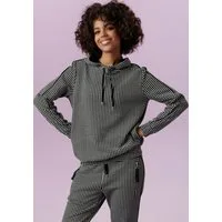 Aniston CASUAL Sweatshirt Kapuze mit Bindeband regulierbar