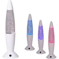 näve LED Tischleuchte GLITTER, Farbwechsel, LED fest integriert, Material: Metall/Kunststoff, Farbe: bunt, Ein- /Ausschalter