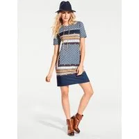 heine Strickkleid Jersey-Kleid Kurzarm