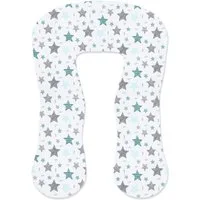 Amilian Stillkissenbezug 330 cm - Kissenbezug für XXL Stillkissen, Seitenschläferkissen, Ersatzbezug für Schwangerschaftskissen - 100 % Baumwolle