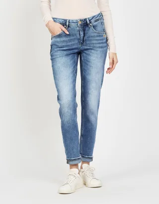 GANG - 94ADELA - relaxed fit high-low autumn wash - Gr. - 28