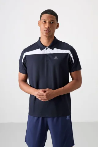 Herren Polo-Shirt mit Farbblockierung