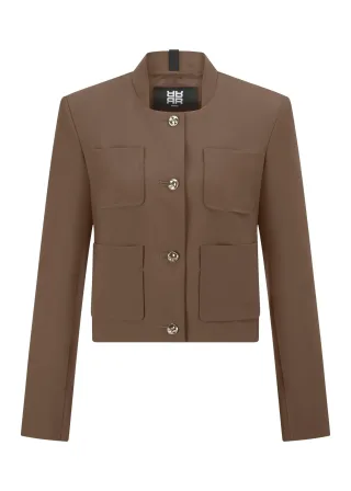 RIANI - Jacke pecan - Gr. - 34