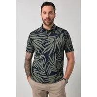JP1880 Poloshirt Poloshirt Halbarm floraler Print bis 8 XL