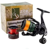 Zite Spinnrolle Reel Base 2000-4000 Frontbremse 5+1 Kugellager Spinning Angelrolle)