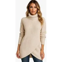 Worldclassca Rollkragenpullover WORLDCLASSCA Strick Rollkragen Pullover Lang Winter Fashion Neue Kollektion - Stilvolle und gemütliche Strickmode für Damen