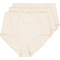Ulla Popken Slip Maxislips 3er-Pack einfarbig