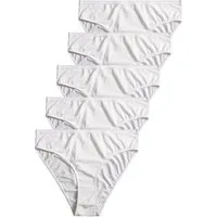 GÖTZBURG Slip GÖTZBURG Damen Slip weiß uni 5er Pack (5-St)