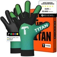 T1TAN Torwarthandschuhe Kinder, AROX 1.0 Green, Größe 3-8