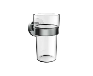 emco round C Glashalter Behälter Kunststoff, chrom, 432000101 432000101