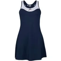 Head Tenniskleid Diana mit integriertem BH und separater Innenhose dunkelblau Damen
