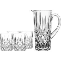 Nachtmann Gläser-Set Noblesse Becher- und Krug-Set 5er Set, 5-tlg., Kristallglas