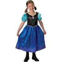 Rubie´s Prinzessin-Kostüm Die Eiskönigin Anna - Prinzessin Faschingskostüm, Klassisches Anna-Kostüm für Mädchen