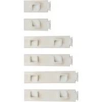 Garduna Gardinenschiene Enddeckel für Kunststoff-Gardinenschiene, 2-läufig, Kunststoff
