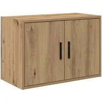 vidaXL Werkzeugschrank Garagen-Wandschrank Artisan-Eiche Holzwerkstoff (1-St)