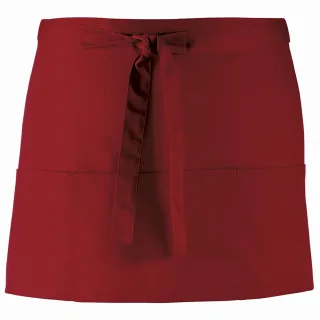 Premier Ladies/Womens Colours 3-Taschen-Schürze (Burgunderrot)