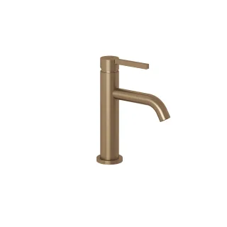 KLUDI NOVA FONTE Pura Waschtisch-Einhandmischer 75 mit Push-Open Brushed Bronze 20266N115