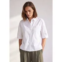 MORE&MORE Kurzarmbluse boxy, oversized Kurzbluse