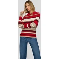 Rabe Strickpullover im Streifen-Look