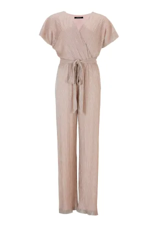 SWING - Jumpsuit aus Plissee-Jersey blush rose - Gr. - 34